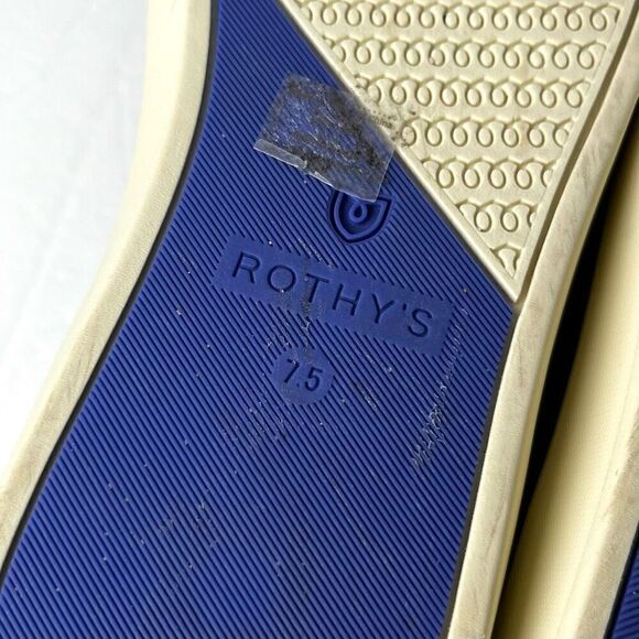 Rothy’s The Original Slip On Sneaker Espresso Shot Brown/Black Size 7.5 - Picture 9 of 11